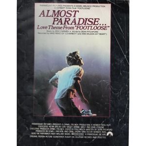 1984 ALMOST PARADISE Love Theme FOOTLOOSE Eric Carmen Dean Pitchford